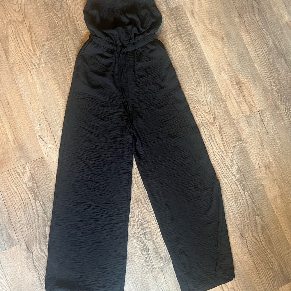 No Boundaries Black Wide Leg Jumpsuit